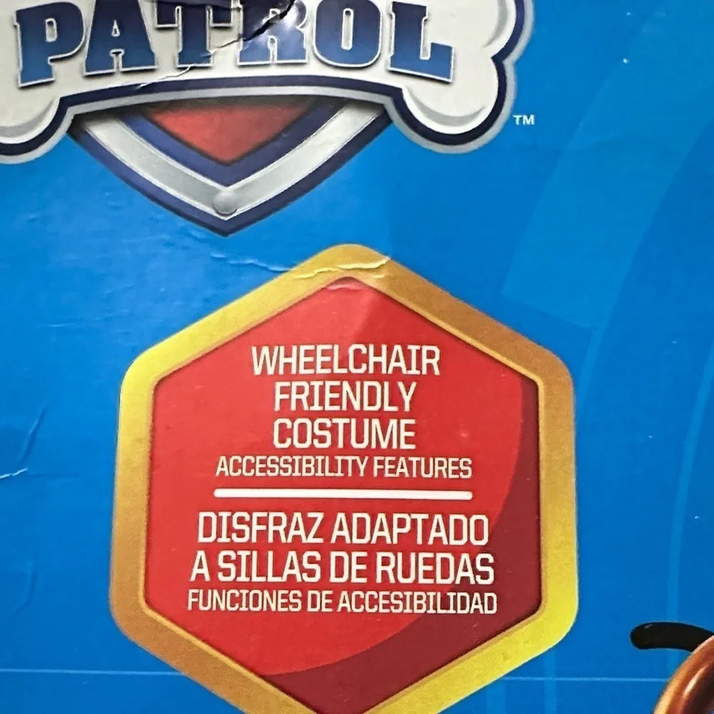 Wheelchair friendly Paw Patrol Chase costume Kids Police Officer Costume